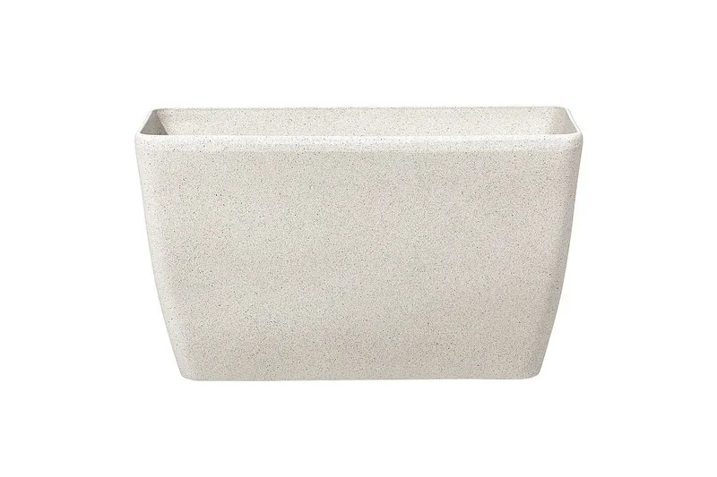 Trädgårdskruka Beliani Baris Beige Beige