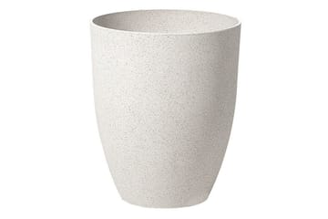 Trädgårdskruka Beliani Croton 35x35x42 cm Offwhite - Interiør - Dekorasjon & innredningsdetaljer - Krukker - Utepotter
