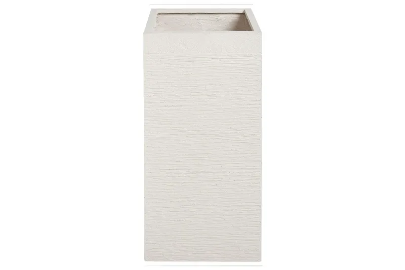 Trädgårdskruka Beliani Dion Beige, 33x33x70 cm Beige
