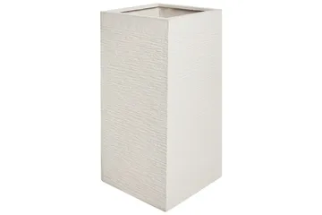 Trädgårdskruka Beliani Dion Beige, 40x40x77 cm Beige - Interiør - Dekorasjon & innredningsdetaljer - Krukker - Utepotter