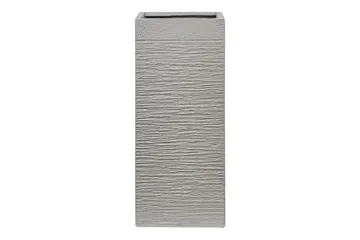 Trädgårdskruka Beliani Dion Grå, 26x26x60 cm Grey - Interiør - Dekorasjon & innredningsdetaljer - Krukker - Utepotter