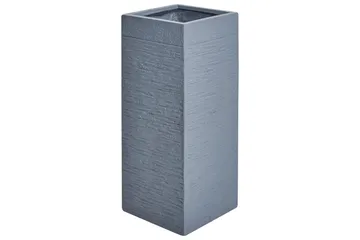 Trädgårdskruka Beliani Dion Grå, 26x26x61 cm Grey - Interiør - Dekorasjon & innredningsdetaljer - Krukker - Utepotter