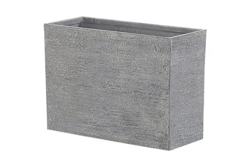 Trädgårdskruka Beliani Edessa Beige, 80x34x56 cm Grey 80x34x56 cm - Interiør - Dekorasjon & innredningsdetaljer - Krukker - Utepotter