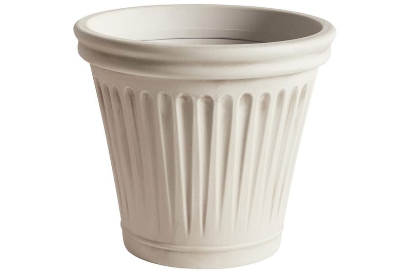 Trädgårdskruka Beliani Maize Beige Beige