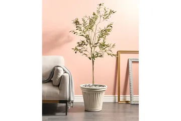 Trädgårdskruka Beliani Maize Beige Beige - Interiør - Dekorasjon & innredningsdetaljer - Krukker - Utepotter