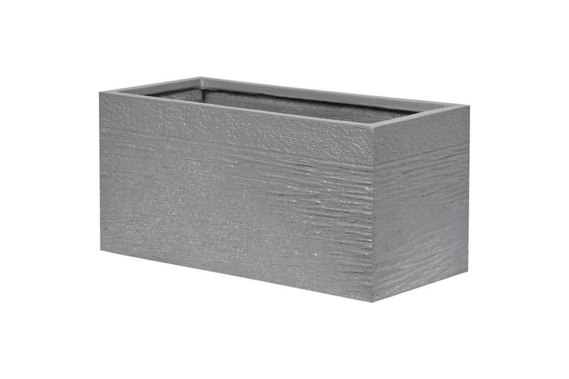 Trädgårdskruka Beliani Myra 50x23x24 cm Grey - Interiør - Dekorasjon & innredningsdetaljer - Krukker - Utepotter