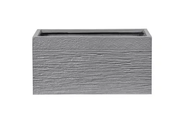 Trädgårdskruka Beliani Myra 50x23x24 cm Grey - Interiør - Dekorasjon & innredningsdetaljer - Krukker - Utepotter