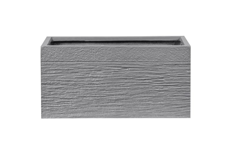 Trädgårdskruka Beliani Myra 50x23x24 cm Grey