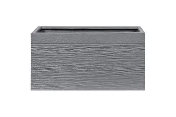 Trädgårdskruka Beliani Myra 60x29x30 cm Grey - Interiør - Dekorasjon & innredningsdetaljer - Krukker - Utepotter