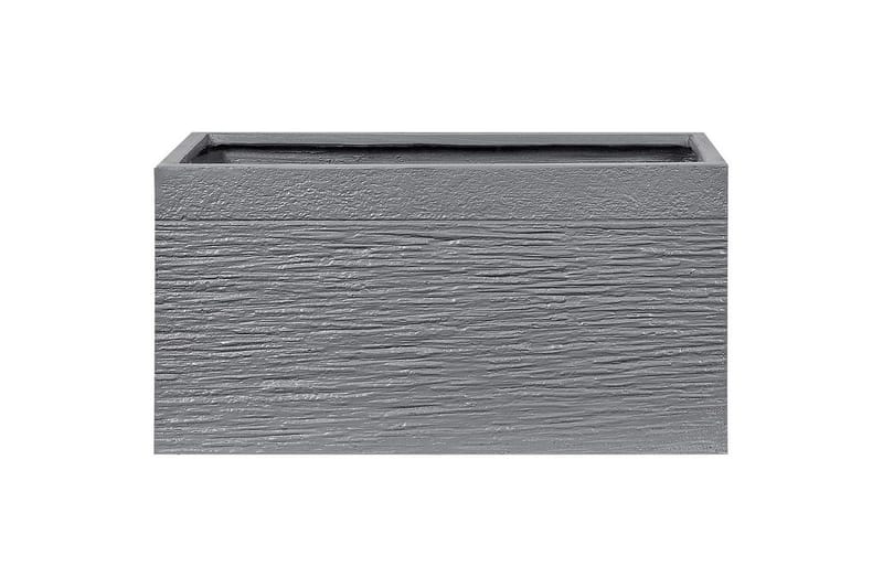 Trädgårdskruka Beliani Myra 60x29x30 cm Grey