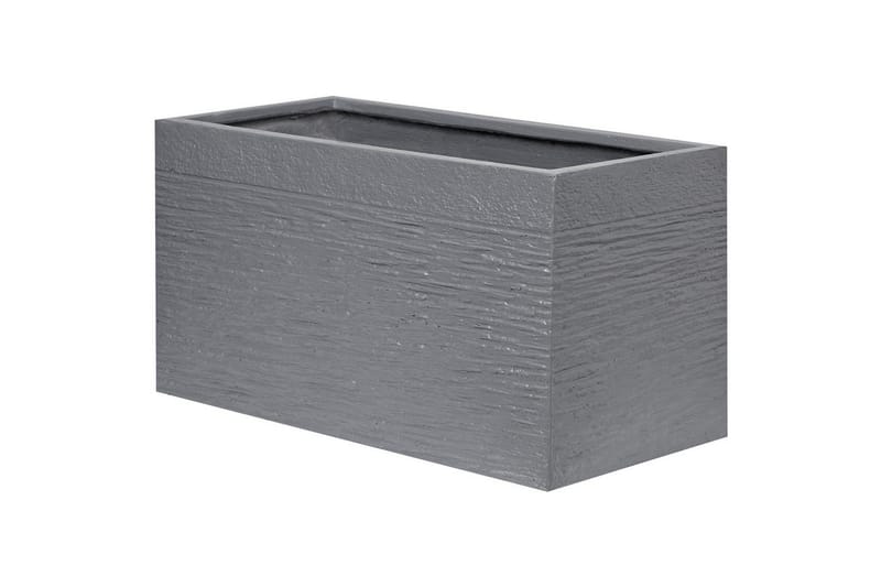 Trädgårdskruka Beliani Myra 60x29x30 cm Grey - Interiør - Dekorasjon & innredningsdetaljer - Krukker - Utepotter