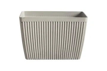 Trädgårdskruka Beliani Sisal 59x28x41 cm Beige - Interiør - Dekorasjon & innredningsdetaljer - Krukker - Utepotter