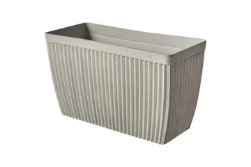 Trädgårdskruka Beliani Sisal 74x32x43 cm Beige - Interiør - Dekorasjon & innredningsdetaljer - Krukker - Utepotter