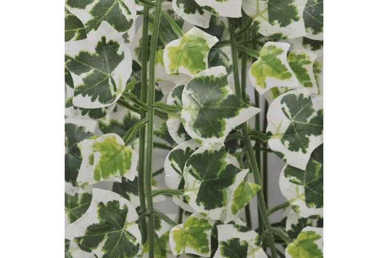 2stk Kunstig eføy busk 90 cm - Grønn|Hvit - Kunstige planter - Blomsterdekorasjon