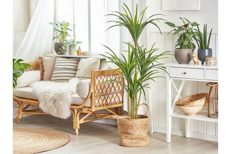 Berden Kunstig potteplante 147 cm Dracaena anita - Grønn - Interiør - Dekorasjon & innredningsdetaljer - Kunstige planter