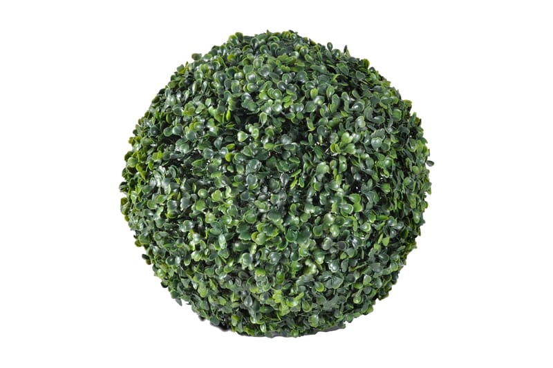 Buksbomball kunstige blader 27 cm 2 stk - Grønn - Kunstige planter - Blomsterdekorasjon