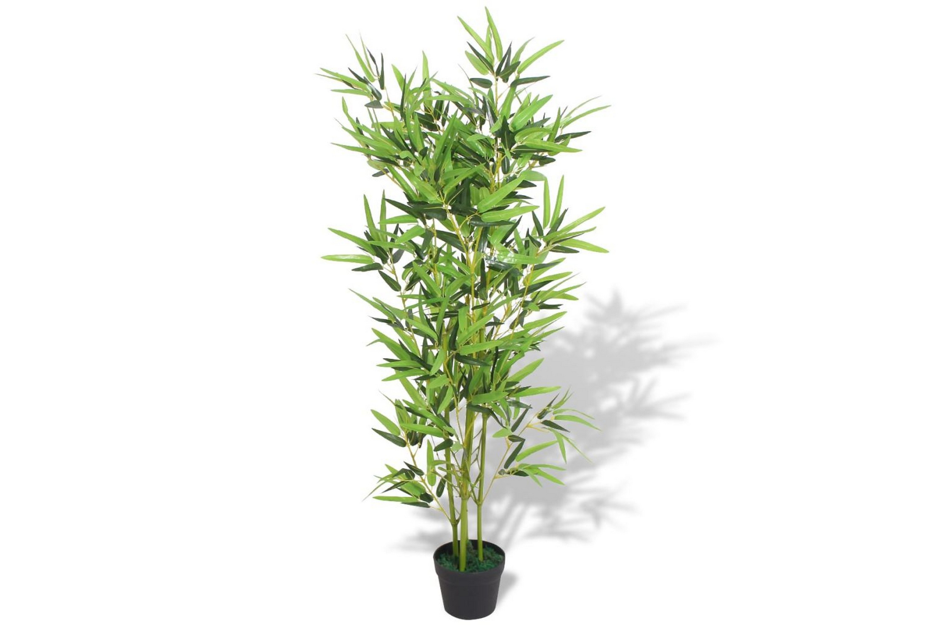 Be Basic Kunstig bambus med potte 120 cm grønn - Grønn