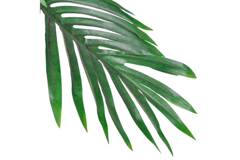 Livaktige kunstig palmetre med potte 80 cm - Grønn|Hvit - Kunstige planter - Blomsterdekorasjon