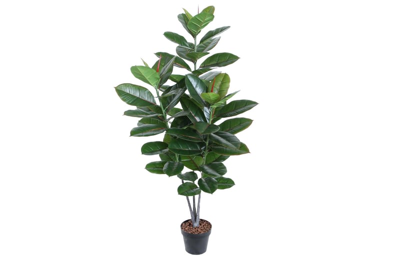 Plante RUBBERPLANT H130cm 3 grener Kunstig - Kunstige planter - Blomsterdekorasjon