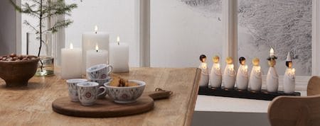 Luciatog lysestake 48 cm - hvit - Interiør - Dekorasjon & innredningsdetaljer - Julepynt & juledekorasjon
