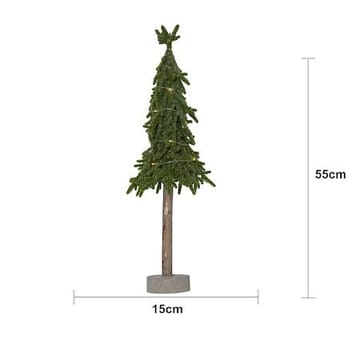 Lummer dekorasjonstre 55 cm - grønn - Interiør - Dekorasjon & innredningsdetaljer - Julepynt & juledekorasjon