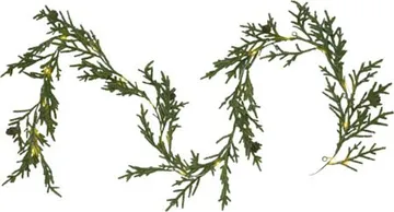 Lummer girlander 180 cm - grønn - Interiør - Dekorasjon & innredningsdetaljer - Julepynt & juledekorasjon