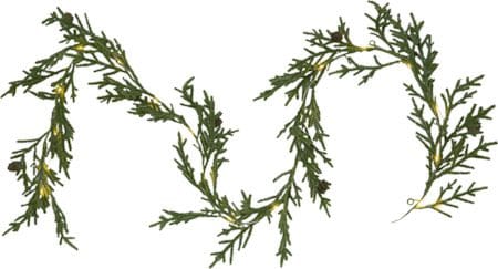 Lummer girlander 180 cm - grønn - Interiør - Dekorasjon & innredningsdetaljer - Julepynt & juledekorasjon