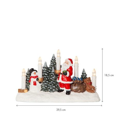 Merryville lysestake 29,5 cm - flerfarget - Interiør - Dekorasjon & innredningsdetaljer - Julepynt & juledekorasjon