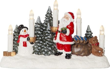 Merryville lysestake 29,5 cm - flerfarget - Interiør - Dekorasjon & innredningsdetaljer - Julepynt & juledekorasjon