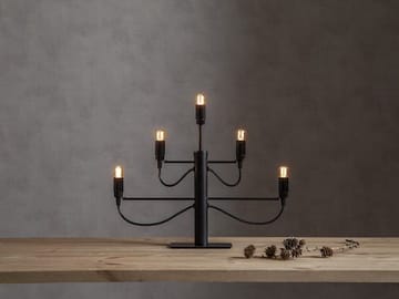 Milano lysestake 46 cm - matt svart - Interiør - Dekorasjon & innredningsdetaljer - Julepynt & juledekorasjon
