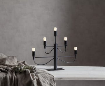 Milano lysestake 46 cm - matt svart - Interiør - Dekorasjon & innredningsdetaljer - Julepynt & juledekorasjon