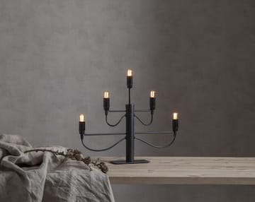 Milano lysestake 46 cm - matt svart - Interiør - Dekorasjon & innredningsdetaljer - Julepynt & juledekorasjon