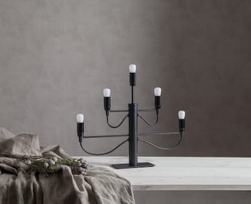 Milano lysestake 46 cm - matt svart - Interiør - Dekorasjon & innredningsdetaljer - Julepynt & juledekorasjon