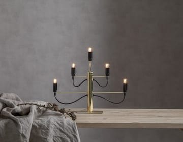 Milano lysestake 46 cm - Messing - Interiør - Dekorasjon & innredningsdetaljer - Julepynt & juledekorasjon