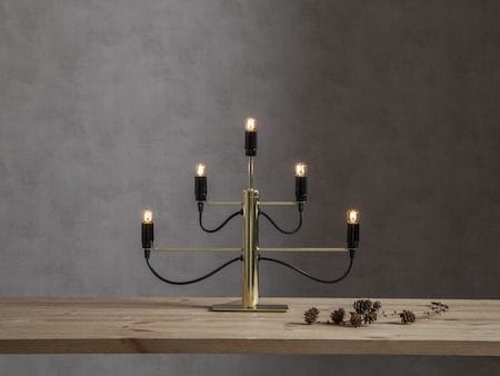Milano lysestake 46 cm - Messing - Interiør - Dekorasjon & innredningsdetaljer - Julepynt & juledekorasjon