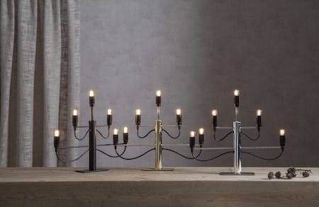 Milano lysestake 46 cm - Messing - Interiør - Dekorasjon & innredningsdetaljer - Julepynt & juledekorasjon