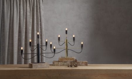 Milano lysestake 46 cm - Messing - Interiør - Dekorasjon & innredningsdetaljer - Julepynt & juledekorasjon