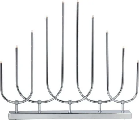 Novum lysestake 46 cm - krom - Interiør - Dekorasjon & innredningsdetaljer - Julepynt & juledekorasjon