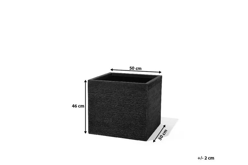 Paros Krukke 50 cm - Svart - Interiør - Dekorasjon & innredningsdetaljer - Krukker - Utepotter
