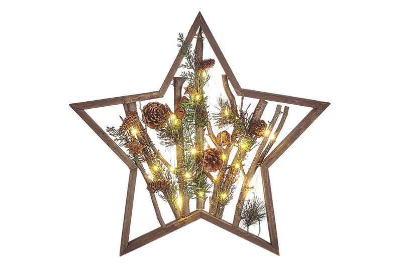 Prydnadsfigur Beliani Dokka Dark colored wood