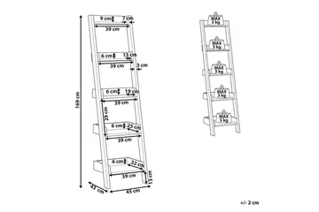 Bokhylle Mobile Duo - Oppbevaring - Hylle - Stigehylle & trappehylle