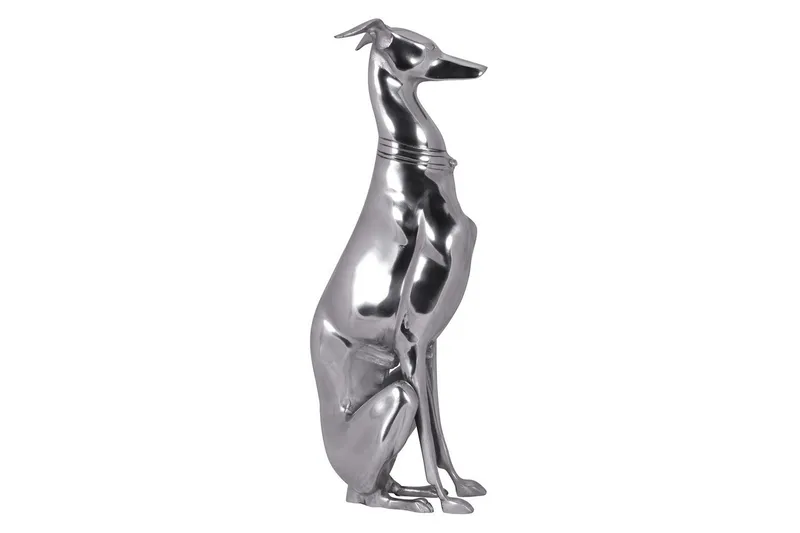 Dekorativ figur Wohnling Aluminium Hund Sølv Moderne - Interiør - Dekorasjon & innredningsdetaljer - Pyntegjenstander - Skulptur