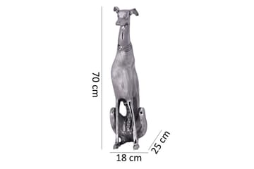 Dekorativ figur Wohnling Aluminium Hund Sølv Moderne - Interiør - Dekorasjon & innredningsdetaljer - Pyntegjenstander - Skulptur