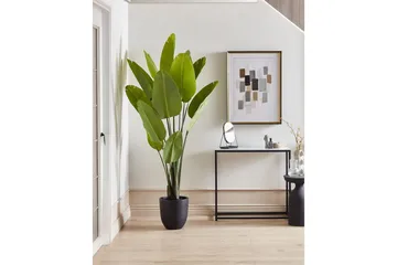 Konstgjord växt Beliani Banana Tree Grön/Svart, 115x115x187 cm Green||Black - Interiør - Dekorasjon & innredningsdetaljer - Pyntegjenstander - Blomsterdekorasjon