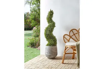 Konstgjord växt Beliani Cypress Spiral Tree Green||Black - Interiør - Dekorasjon & innredningsdetaljer - Pyntegjenstander - Blomsterdekorasjon
