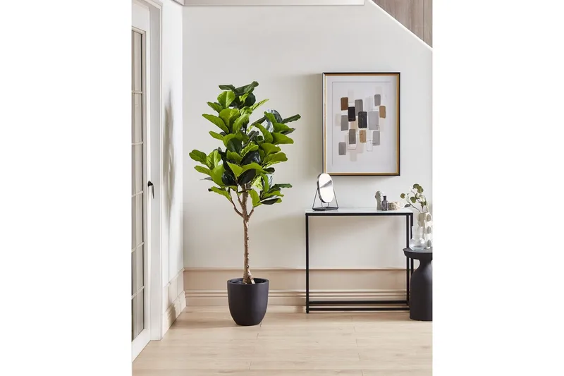 Konstgjord växt Beliani Fig Tree Green||Black - Interiør - Dekorasjon & innredningsdetaljer - Pyntegjenstander - Blomsterdekorasjon