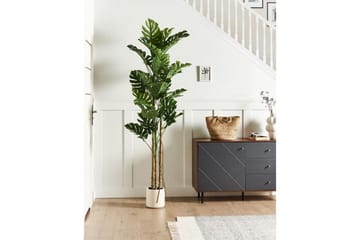 Konstgjord växt Beliani Monstera Plant 71x71x221 cm Green||Black - Interiør - Dekorasjon & innredningsdetaljer - Pyntegjenstander - Blomsterdekorasjon
