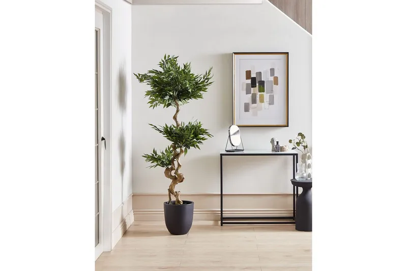 Konstgjord växt Beliani Ruscus Tree Green||Black - Interiør - Dekorasjon & innredningsdetaljer - Pyntegjenstander - Blomsterdekorasjon