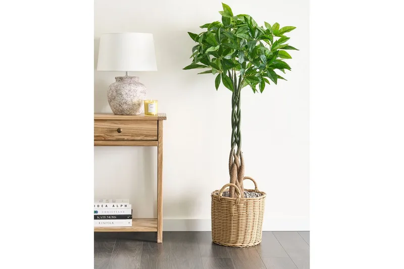 Konstgjord växt Beliani Pachira Tree Green||Black - Interiør - Dekorasjon & innredningsdetaljer - Pyntegjenstander - Blomsterdekorasjon