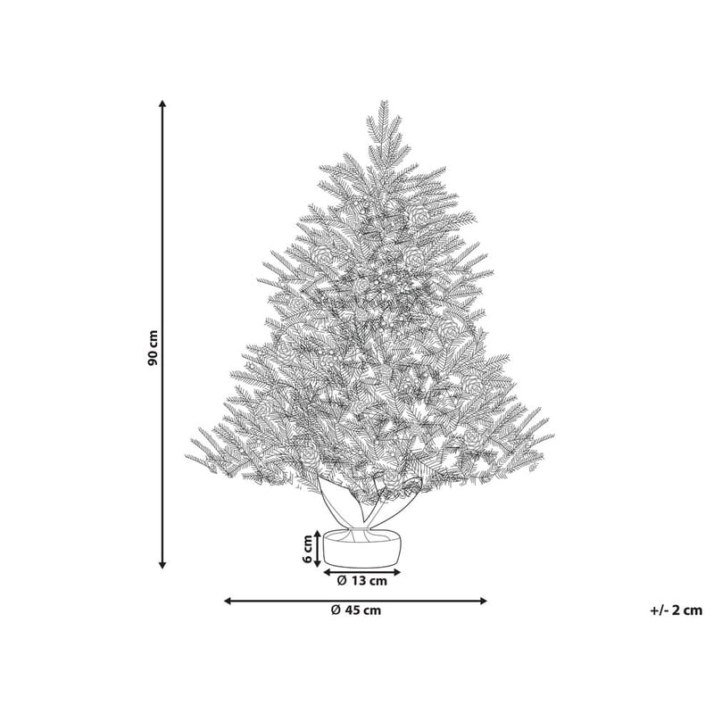 Kunstig Snødekket Juletre Maligne - Interiør - Dekorasjon & innredningsdetaljer - Julepynt & juledekorasjon - Plastjuletre